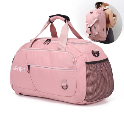 Gym Bag Travel Duffel Shoe Compartment Sports - angle