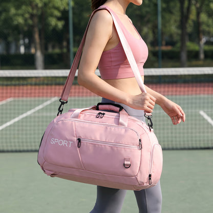 Gym Bag Travel Duffel Shoe Compartment Sports - hero