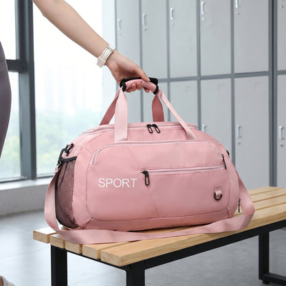Gym Bag Travel Duffel Shoe Compartment Sports - scale