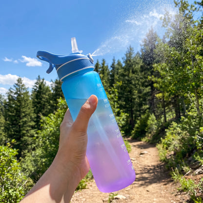 Water Bottle Motivational Spray Sports Time Marker - Image 2