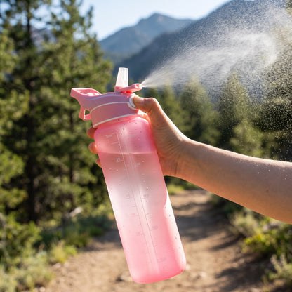 Water Bottle Motivational Spray Sports Time Marker - Image 4
