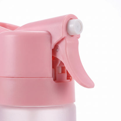 Water Bottle Spray Portable Sport Frosted Handle - detail