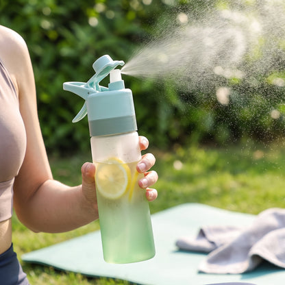 Water Bottle Spray Portable Sport Frosted Handle - Image 4
