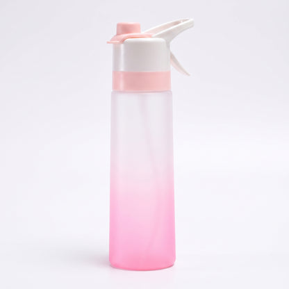 Water Bottle Spray Portable Sport Frosted Handle - studio