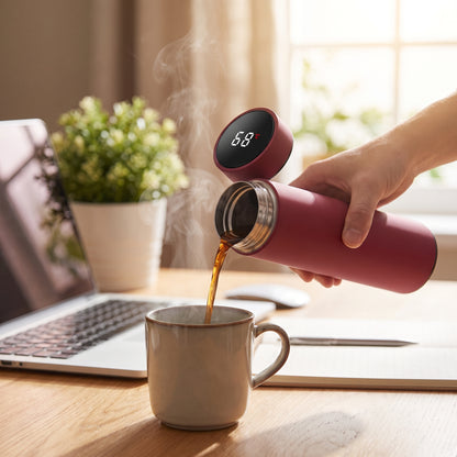 Smart Thermos Bottle Stainless Steel Insulated - hero