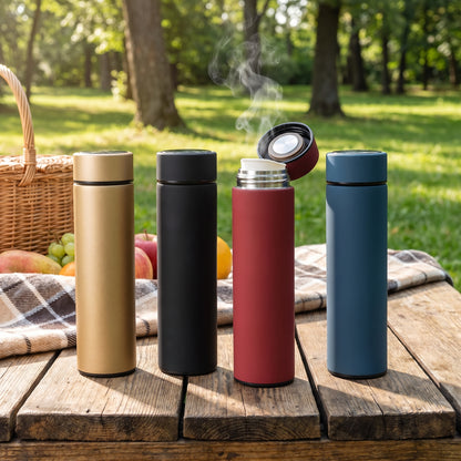 Smart Thermos Bottle Stainless Steel Insulated - in-use