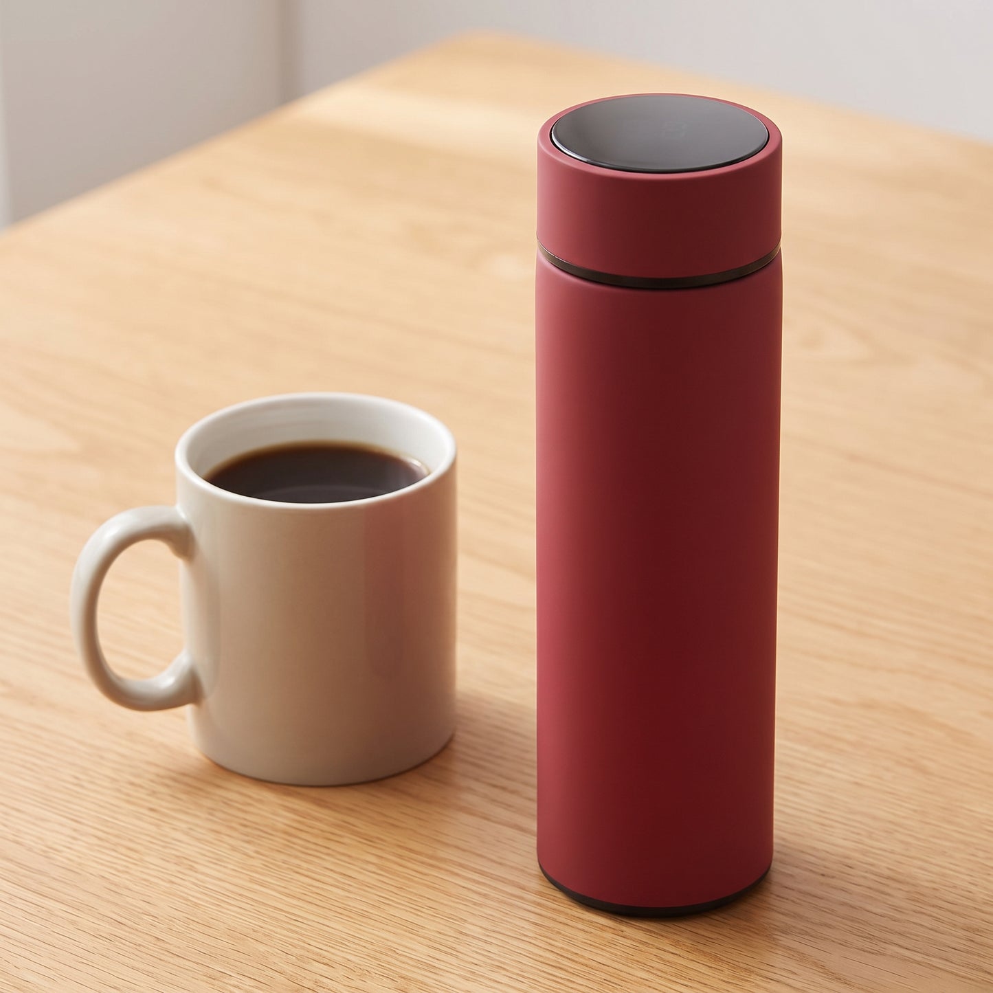 Smart Thermos Bottle Stainless Steel Insulated - scale