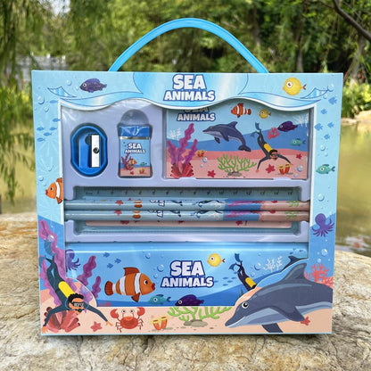 Stationery Set Boxed Handle School Supplies - Image 3