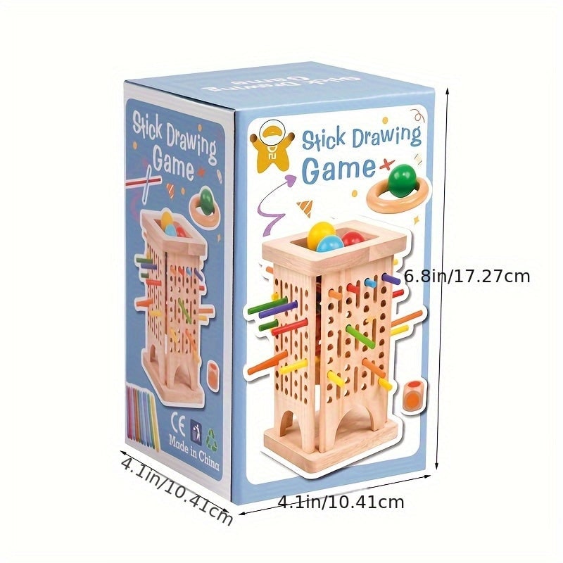 Stick Game Wooden Toy Dexterity Balance Preschool Learning Wooden Game - Image 11