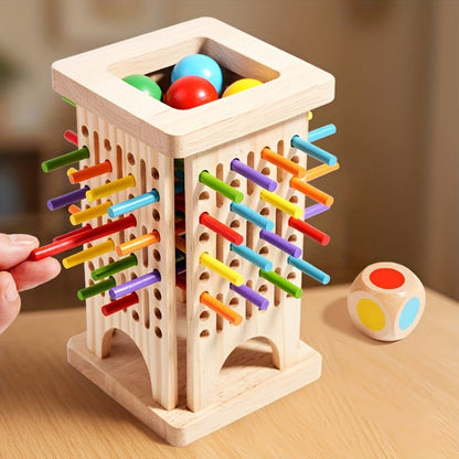 Stick Game Wooden Toy Dexterity Balance Preschool Learning Wooden Game - Image 6