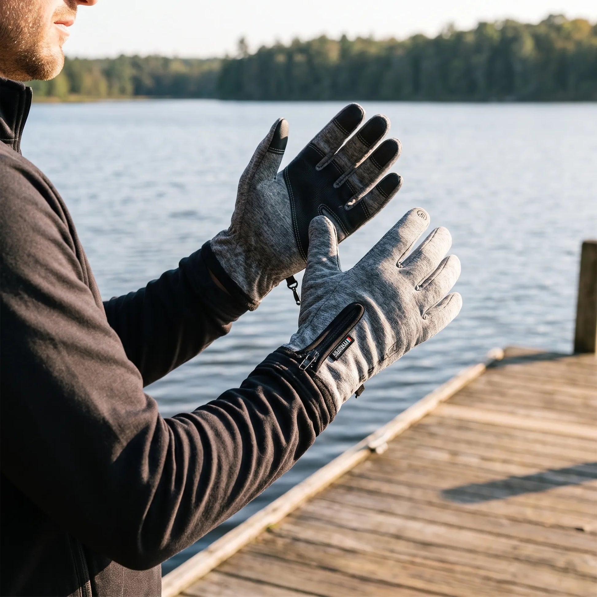 Thermal Fishing Gloves Water-Resistant Maintain Warmth And Dexterity In Cold Damp Conditions - Image 5