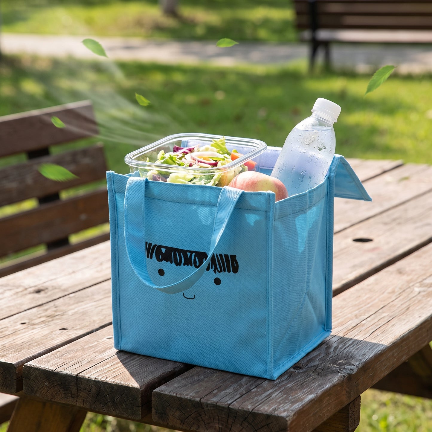 Lunch Bag Tote Cooler Insulated Cartoon - in-use