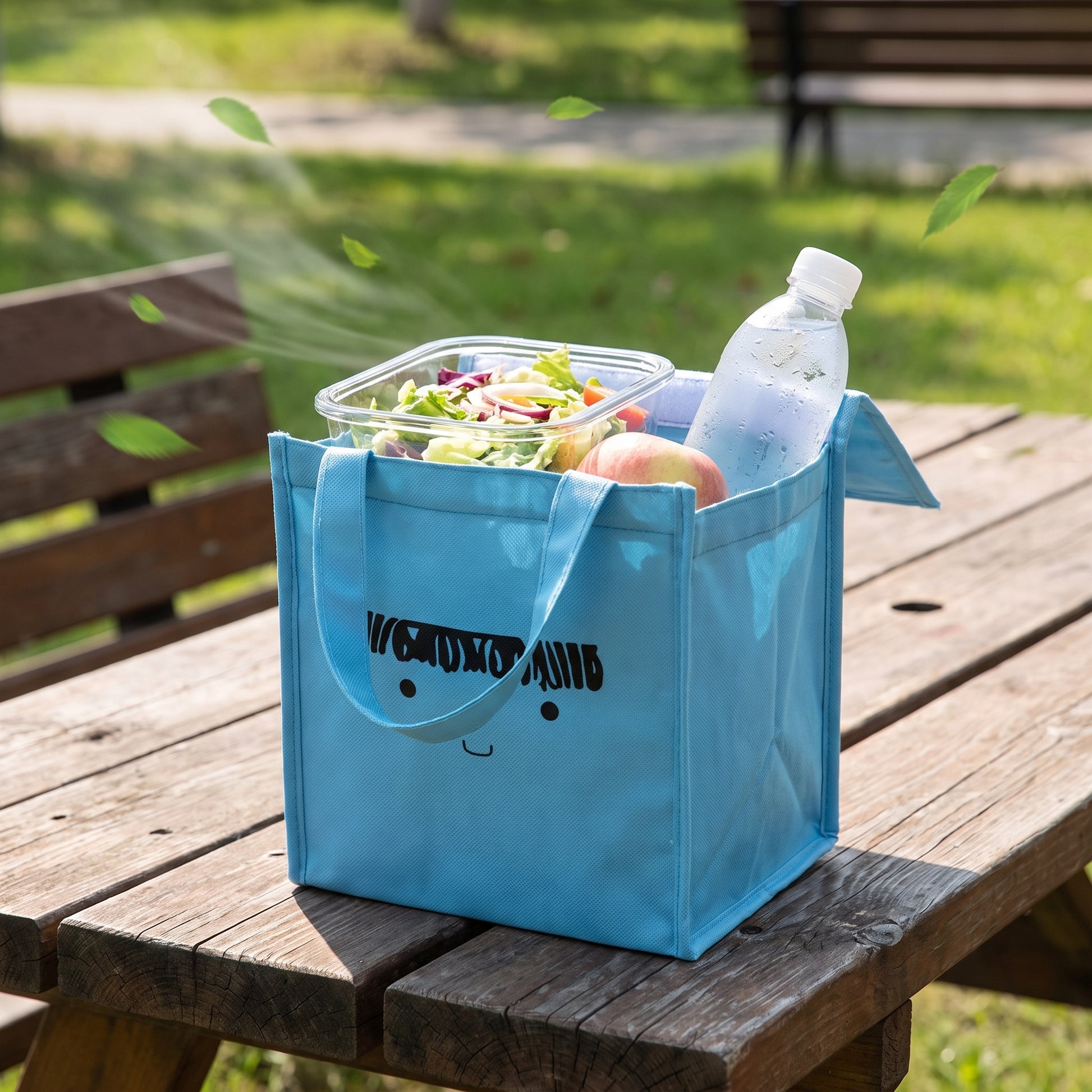 Lunch Bag Tote Cooler Insulated Cartoon - in-use