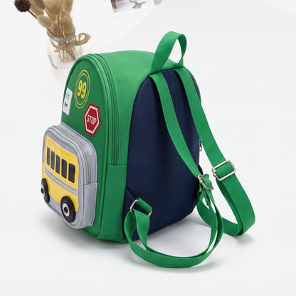 Kids Backpack Mini Toddler Bus Design Preschool - angle