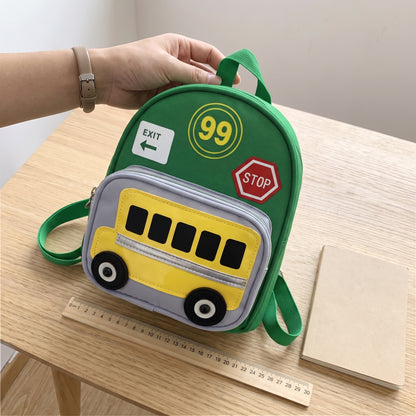 Kids Backpack Mini Toddler Bus Design Preschool - scale