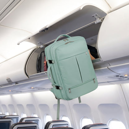 Backpack Travel Versatile Large Capacity Multiple Pockets - in-use