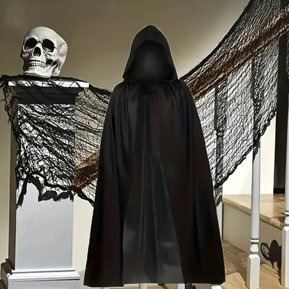 Unisex Hooded Cape for Halloween Cosplay - Image 3