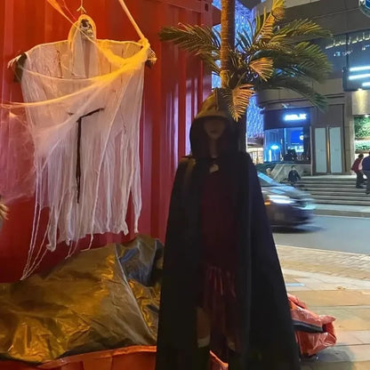 Unisex Hooded Cape for Halloween Cosplay - Image 4