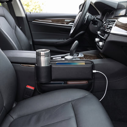 Car Storage Interior Seat Gap Filler Organizer Cup Holder - Image 14