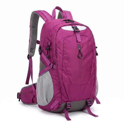 Waterproof Backpack with Secure Daypack and Zipper Closure - Blue Gray