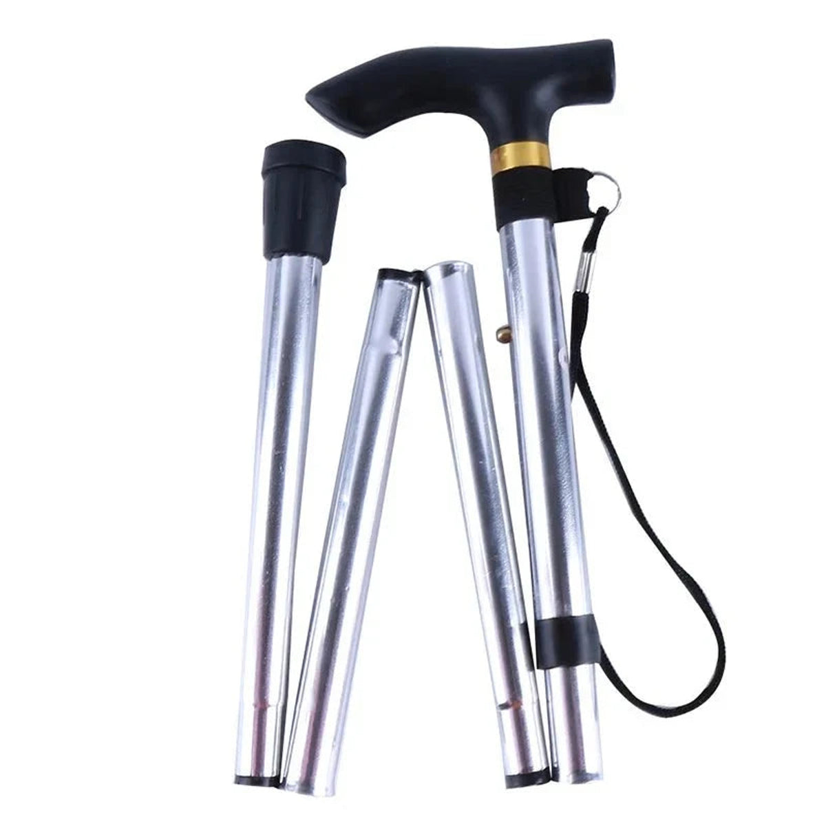 Walking Cane Height Adjustable From Leichtes Aluminium With Rutschfester Griff Ergonomic Non-Slip Grip And Wrist Strap - Image 10