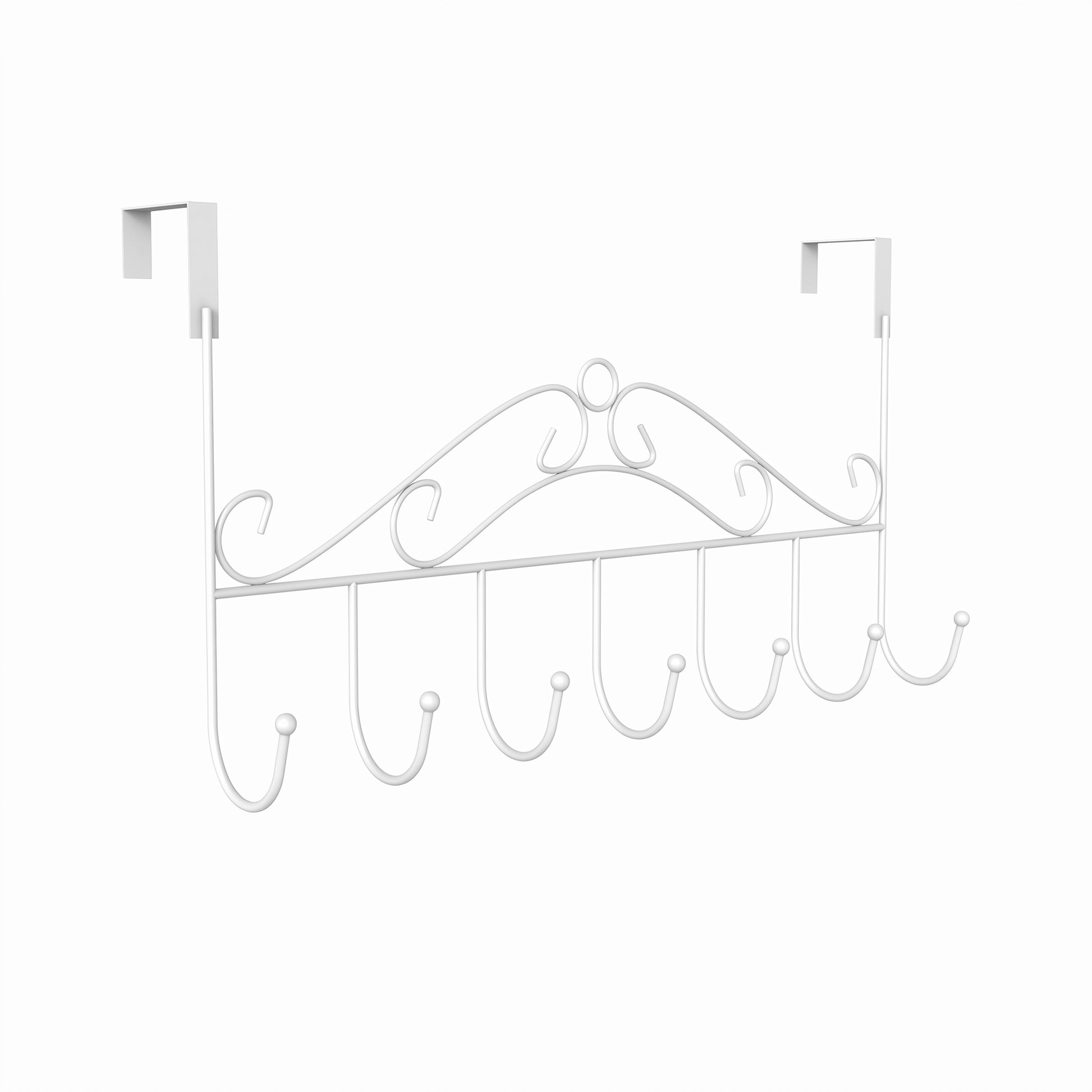 Wall Mounted Coat Rack with Adjustable Over-the-Door Design and Hooked - studio