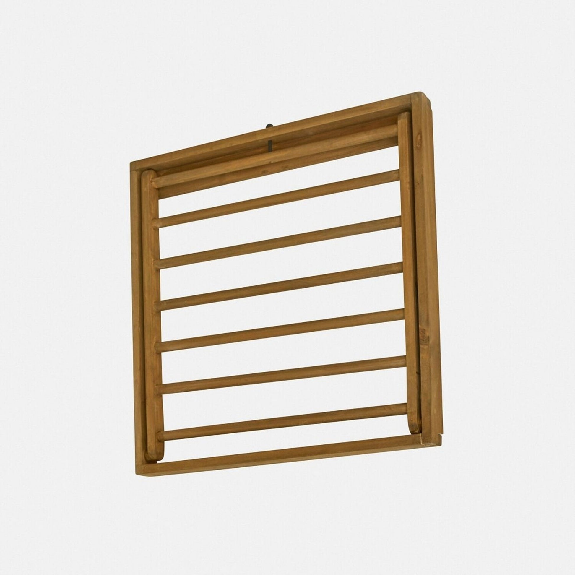 Wall Mounted Drying Rack Clothes Collapsible Wooden Foldable Mountable Laundry - Image 6