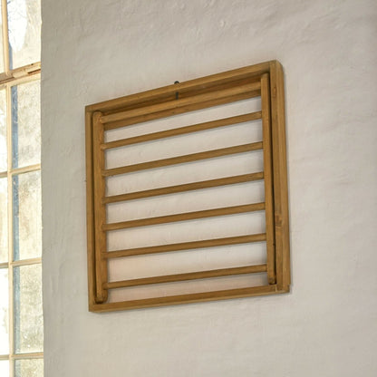 Wall Mounted Drying Rack Clothes Collapsible Wooden Foldable Mountable Laundry - Image 3