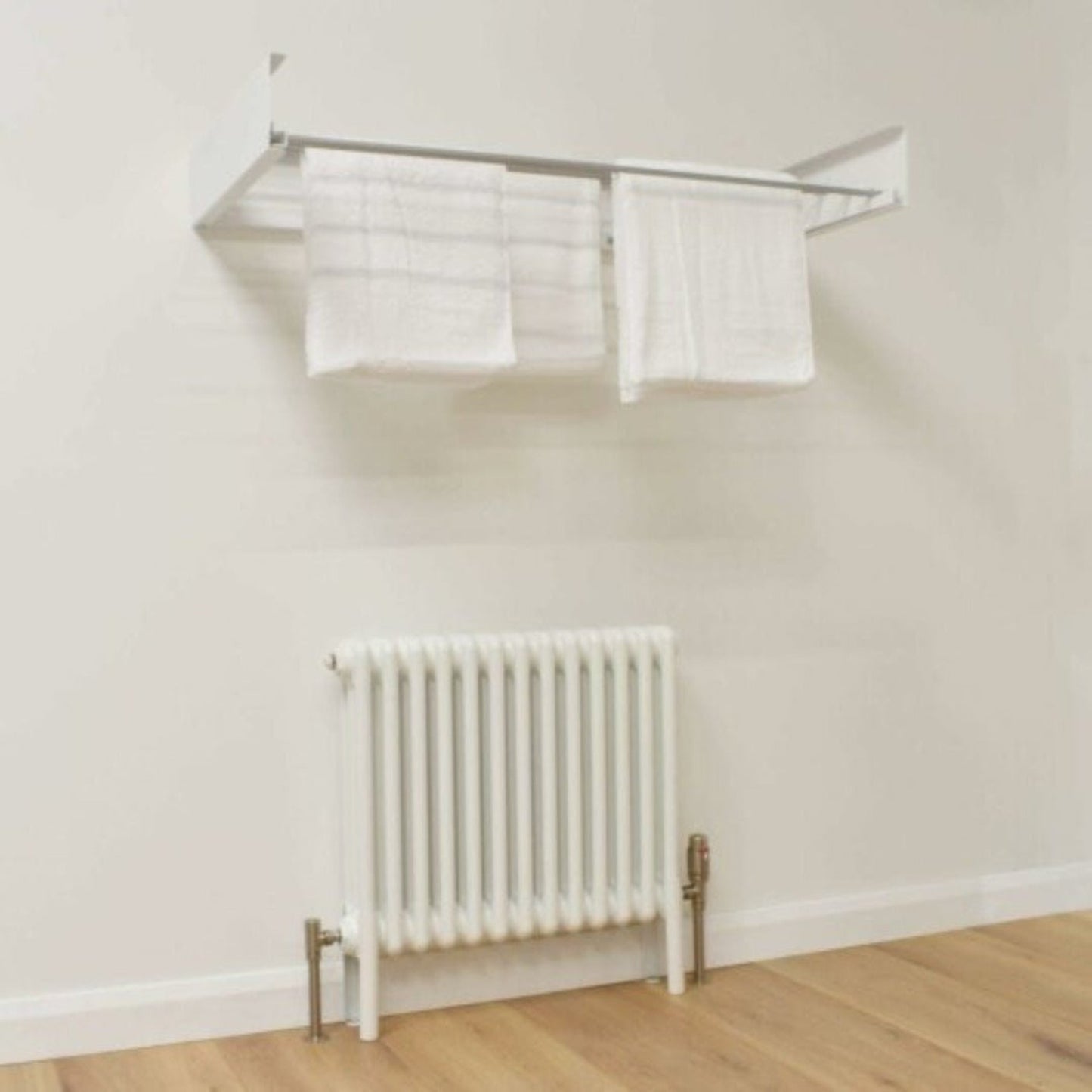 Wall Mounted Drying Rack Foldable Clothes With Multiple Extendable Rods For Laundry - Image 4
