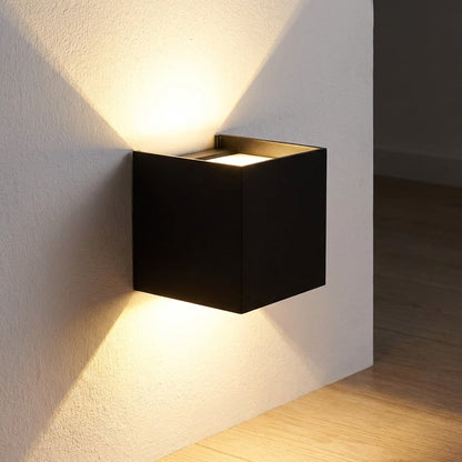 Wall Sconce Night Light Wireless Motion Sensor Light Cube Black Warm - Image 9