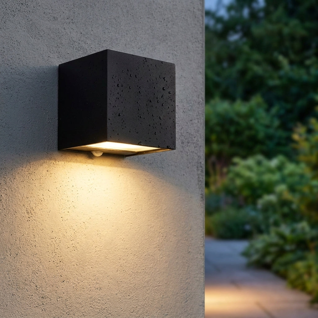 Wall Sconce Night Light Wireless Motion Sensor Light Cube Black Warm - Image 8