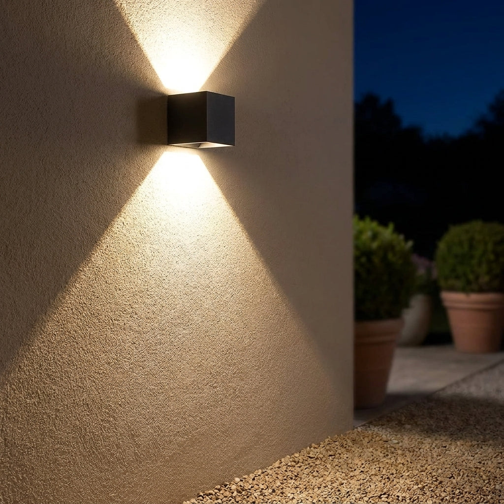 Wall Sconce Night Light Wireless Motion Sensor Light Cube Black Warm - Image 10