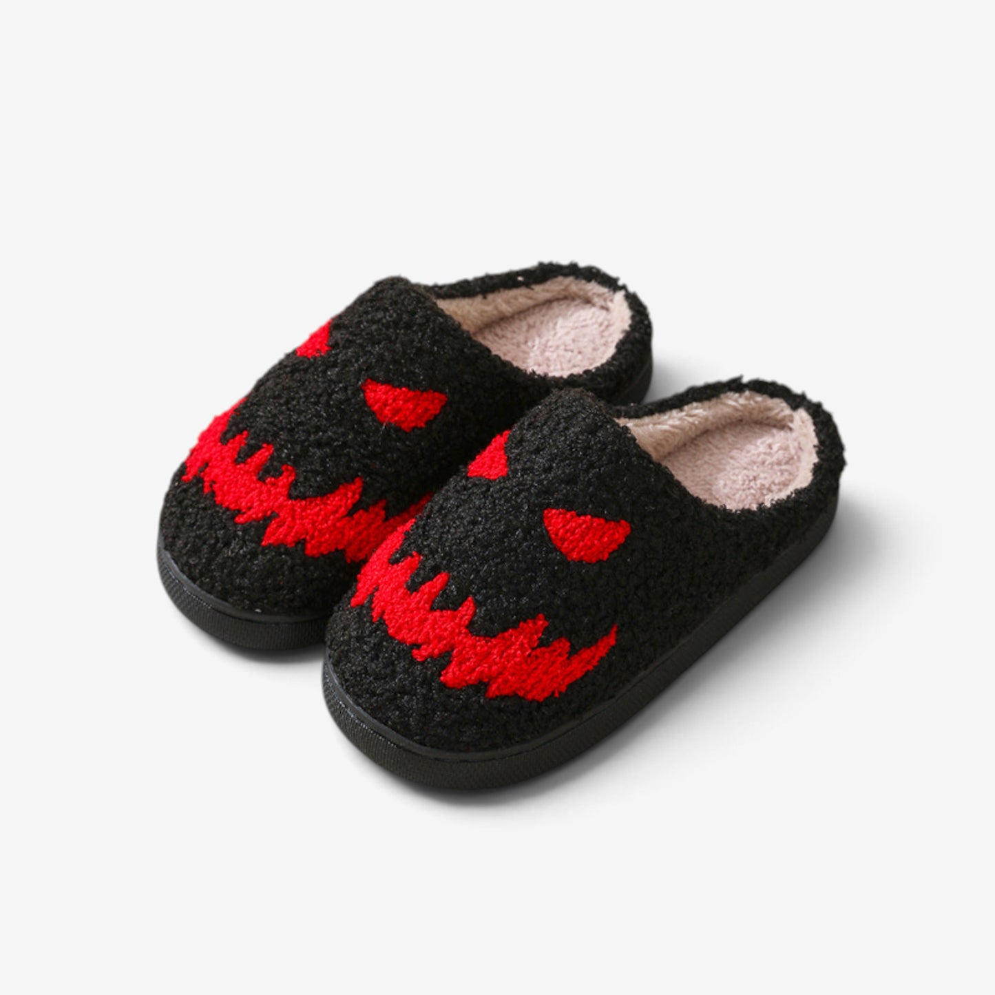 Warm Skull Halloween Slippers for Women - Image 2