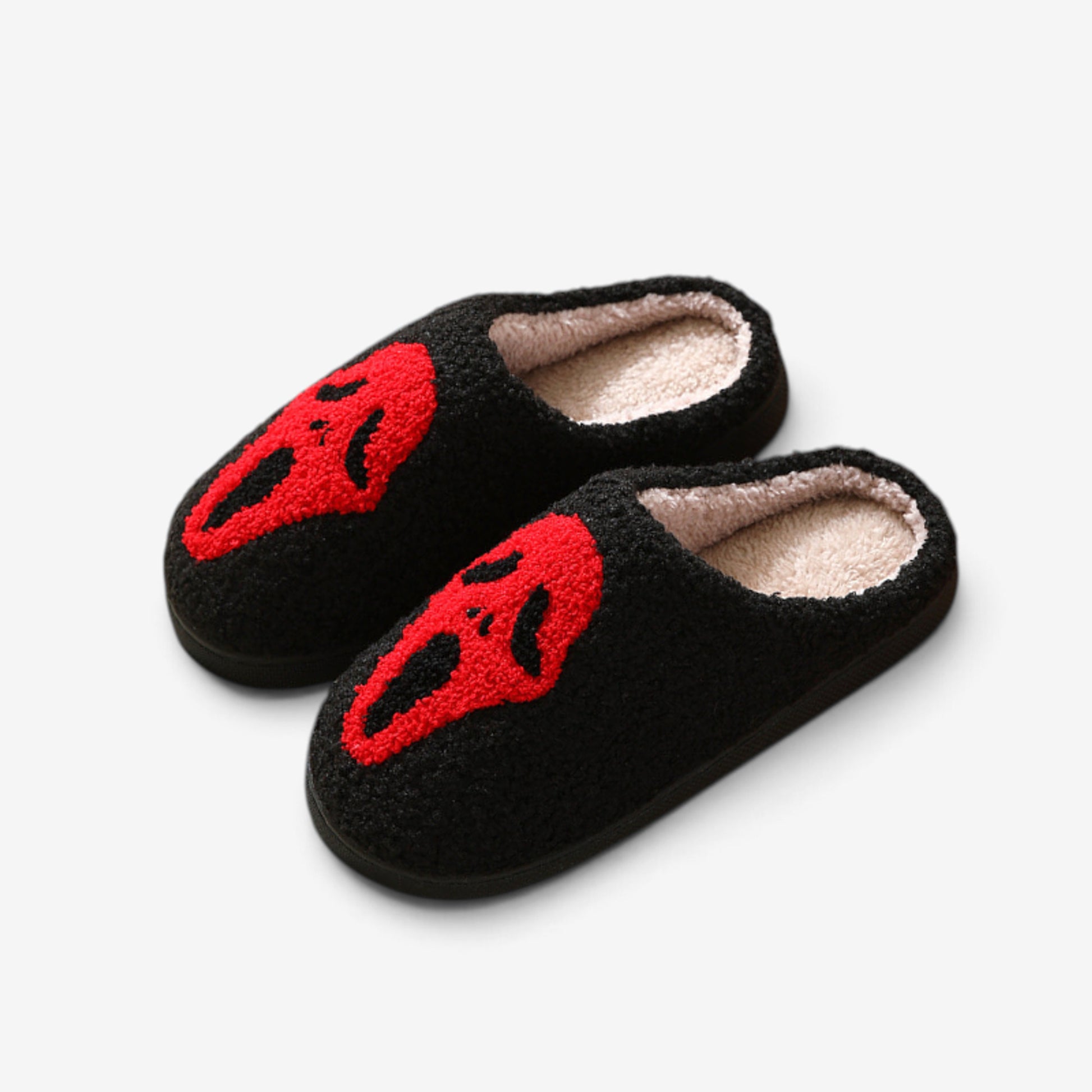 Warm Skull Halloween Slippers for Women - Image 3