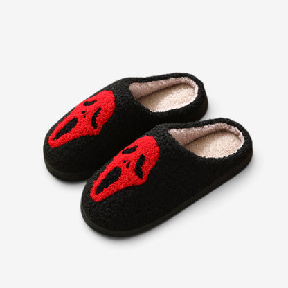 Warm Skull Halloween Slippers for Women - Image 3