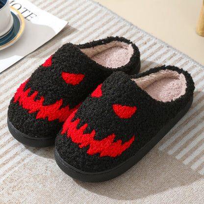 Warm Skull Halloween Slippers for Women - Image 5