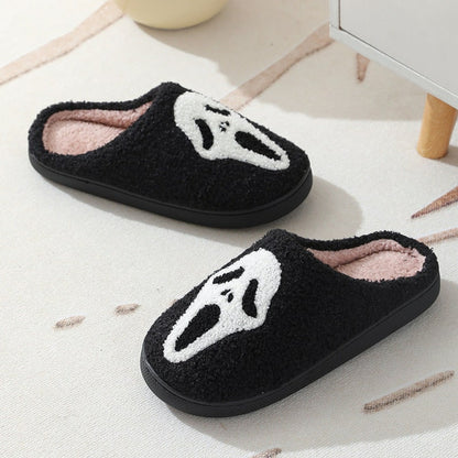 Warm Skull Halloween Slippers for Women - Image 6