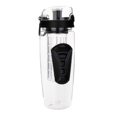 Water Bottle Fruit Infuser Clear Leakproof Design Flip-Top Lid - Image 15
