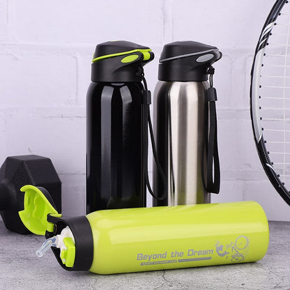 Water Bottle Insulated Sports Stainless Steel Flip Top - Image 8