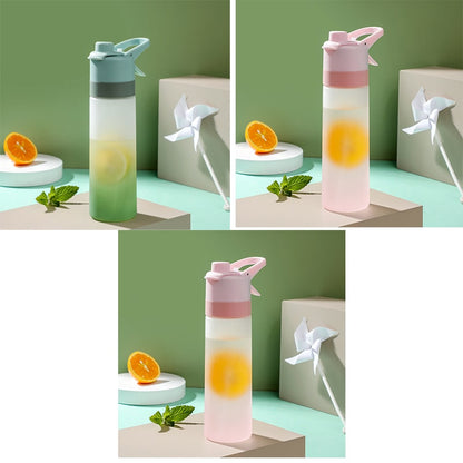 Water Bottle Spray Portable Sport Frosted Handle - Image 10
