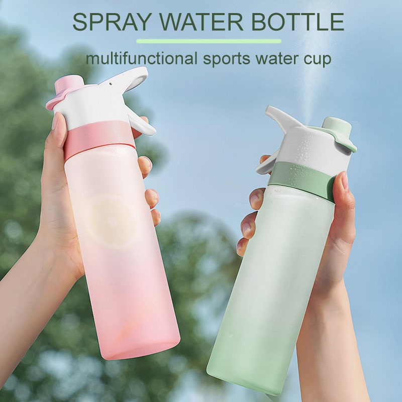Water Bottle Spray Portable Sport Frosted Handle - Image 12