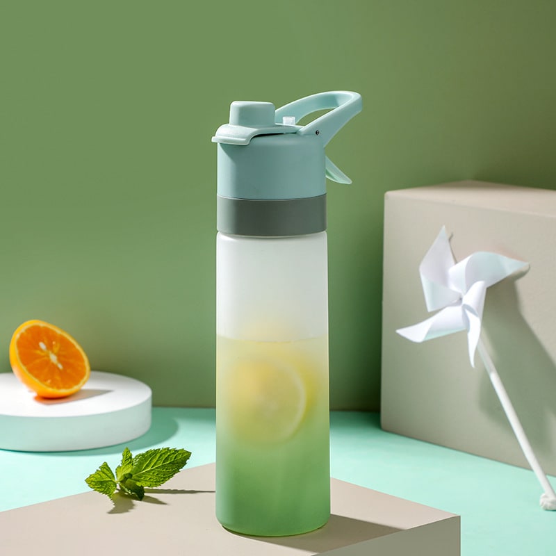 Water Bottle Spray Portable Sport Frosted Handle - Image 18