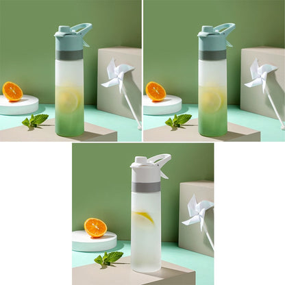 Water Bottle Spray Portable Sport Frosted Handle - Image 2