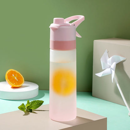 Water Bottle Spray Portable Sport Frosted Handle - Image 20