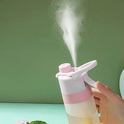 Water Bottle Spray Portable Sport Frosted Handle - Image 31