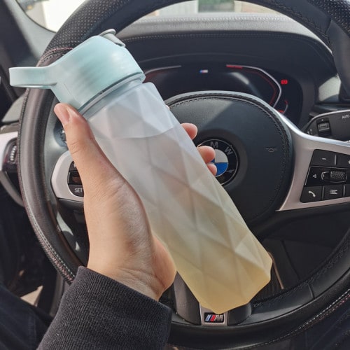 Water Bottle Spray Portable Sport Frosted Handle - Image 39