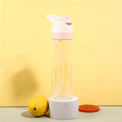 Water Bottle Spray Portable Sport Frosted Handle - Image 45
