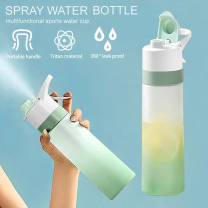 Water Bottle Spray Portable Sport Frosted Handle - Image 7