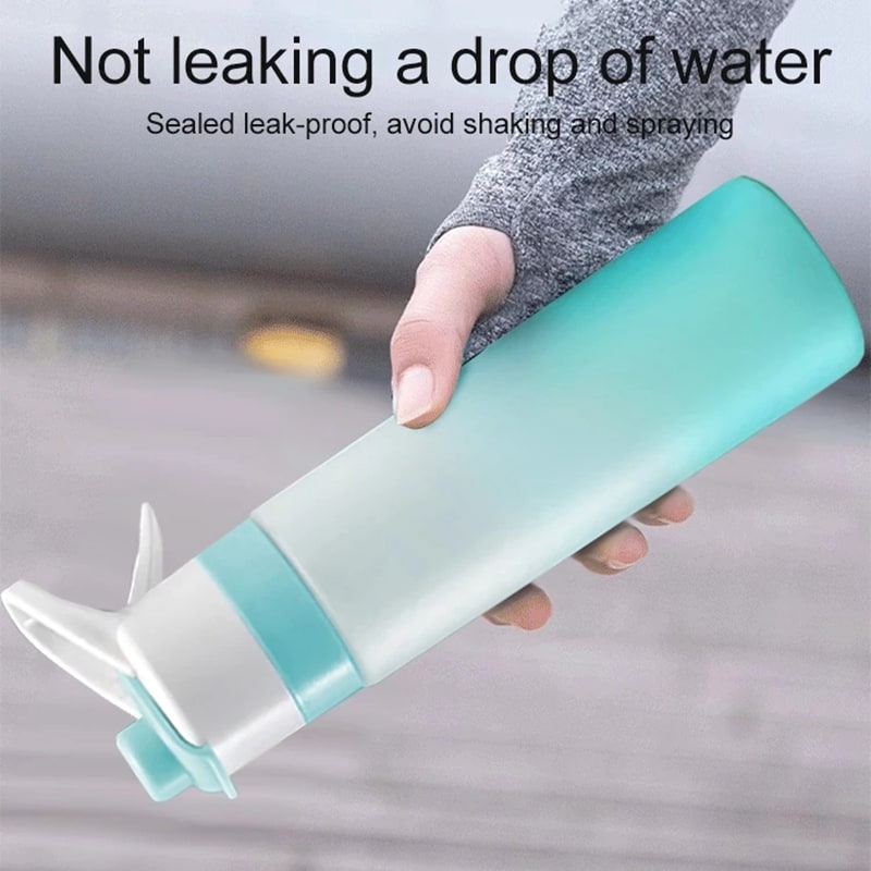 Water Bottle Spray Portable Sport Frosted Handle - Image 8