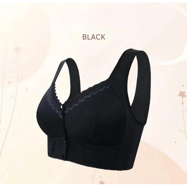Wireless Bra Comfort Front Clasp Smoothing Back Moulded Cups - Image 11